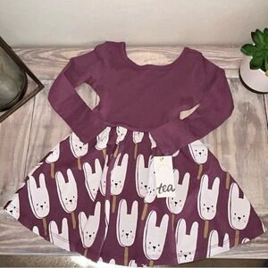 Tea Collection Bunny Pops Skirted Ballet Dress 🆕